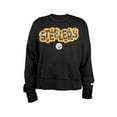 thumbnail image 4 of Girl's New Era Black Pittsburgh Steelers Flip Sequin Sweatshirt, 4 of 4