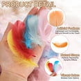 thumbnail image 3 of Uxcell 100 Pack Orange Craft Feathers, 3-6 Inch Colored Feathers for Crafting, Fluffy Feather Bulk for DIY Crafts, Dream Catcher Supplies, Wedding Party Decoration, 3 of 6