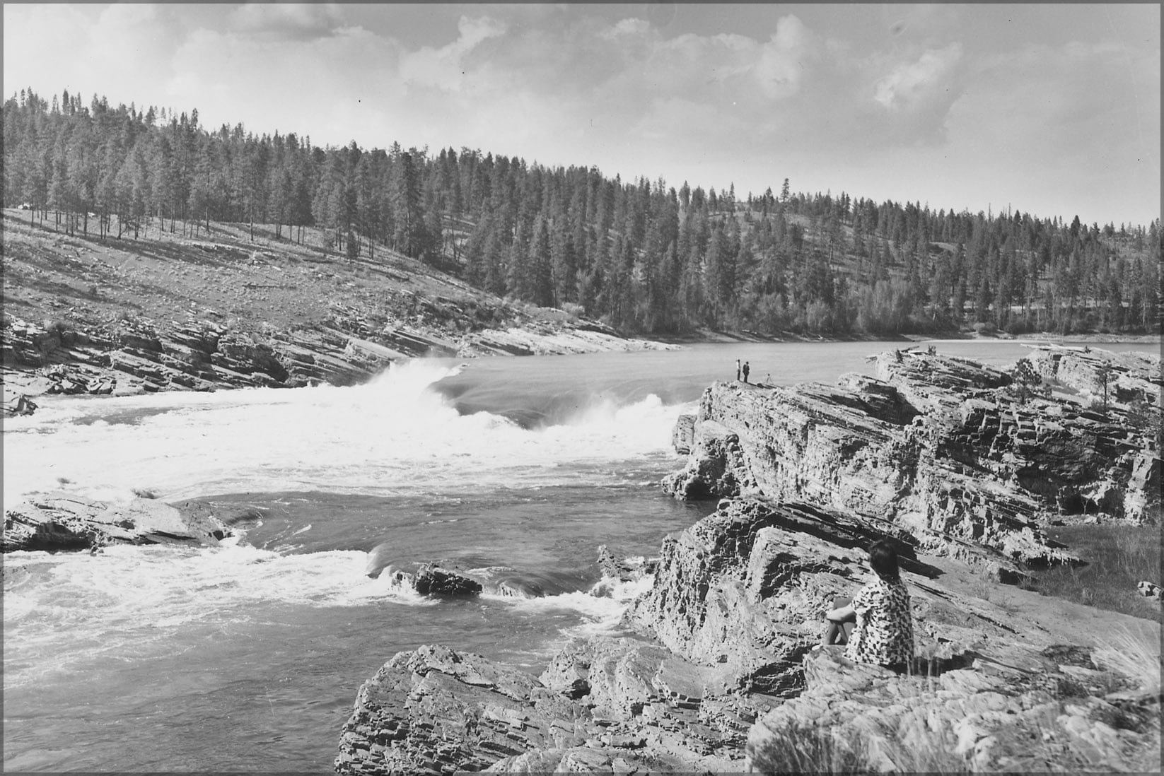 24"x36" Gallery Poster, Kettle Falls, Columbia River 1938
