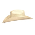 thumbnail image 4 of Ariat A73114-6.875 Mens 20X Straw Western Hat - Size 6.87, 4 of 5