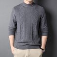 thumbnail image 3 of Suéter de otoño 2021 para hombre, suéter informal de moda, suave y cómodo, suéter para hombre, ropa gruesa y cálida para hombre, 3 of 4