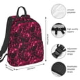 thumbnail image 2 of Balery Burgundy Tie Dye Mochila ligera para hombre y mujer: duradera e impermeable, ideal para la escuela, el trabajo, viajes y uso diario., 2 of 7