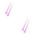 thumbnail image 1 of Maoww 1 Set Perm Rod Wear-resistant Durable Unique Design Exquisite Appearance Easy Installment Heat-insulating Hair Curlers Pink Pink 2Set, 1 of 6