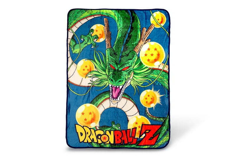 Just Funky Dragon Ball Z Shenron Throw Blanket Features 7 Dragon