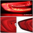 thumbnail image 3 of DNA Motoring OEM-TL-005-L For 2017-2020 Ford Fusion OE Style Left Driver Side Tail Light Lamp, 3 of 7