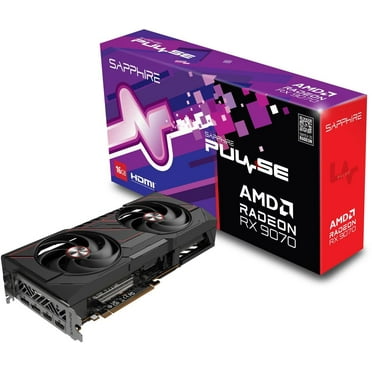 SAPPHIRE PULSE Radeon RX 9070 16GB GDDR6 PCI Express 5.0 x16 ATX Graphics Card 11349-03-20G