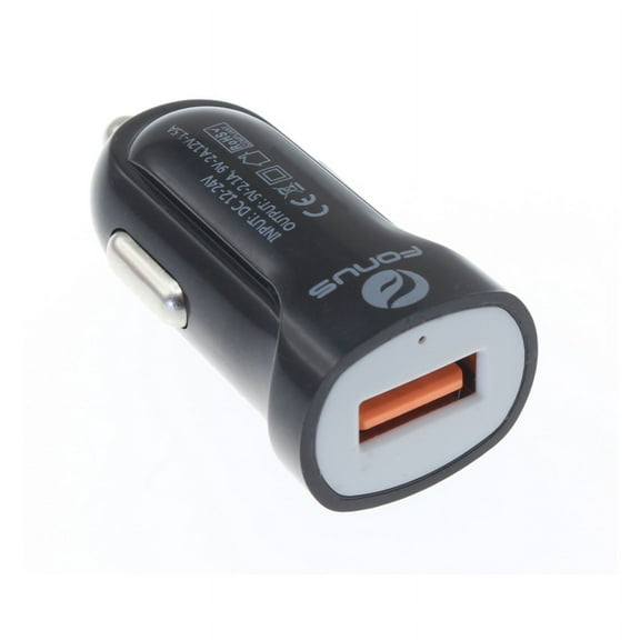 Compatible With Coolpad Legacy - 18W Adaptive Fast USB QC Car Charger Smart Detect X8N