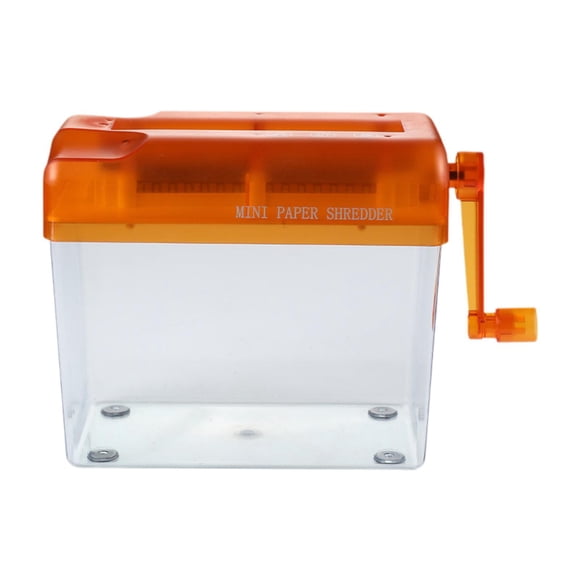 Transemion Office Supply Mini Hand Shredder Excellent For Shredding Bills And Other Paper Documents Paper Shredder Etc. School