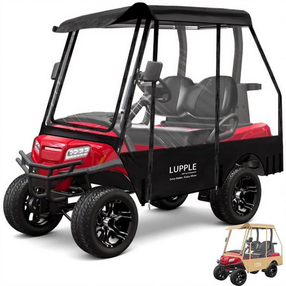 LUPPLE Universal 2 Passenger Golf Cart Enclosure 59" Rain Cover for EZGO Yamaha Club Car