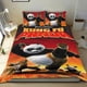 thumbnail image 1 of Kung Fu Panda Conjunto de sábanas temático, trío de piezas, cómodo y amigable con la piel, diseño único, regalo de decoración para el hogar para familiares, amigos y fans, 90 cm * 190 cm, 1 of 6