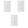 thumbnail image 2 of SONOFF T2US TX Smart Wifi Interruptor de luz de pared táctil Borde Hogar inteligente 1/2/3 Gang 433 RF / Voice / APP Control estándar de EE. UU. seitruly DZ7388-03B, 2 of 2