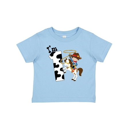 

Inktastic I m One-cowboy Riding Horse Birthday Gift Baby Boy T-Shirt