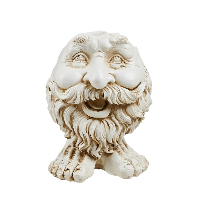 Cache-pot Visage pour Plantes d'Intérieur et d'Extérieur, Cache-Pot Tête en Résine avec Trou de Drainage, Mignon Cache-Pots Visage de Grand-Maman, Cache-Pots pour Succulentes