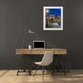 thumbnail image 3 of Steve Mohlenkamp 20x24 White Modern Wood Framed Museum Art Print Titled - Night street scene in Montmartre district in Paris-France, 3 of 4
