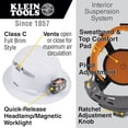 thumbnail image 2 of Hard Hat Klein Tools 60407RL - Linterna frontal recargable, color blanco, 2 of 9