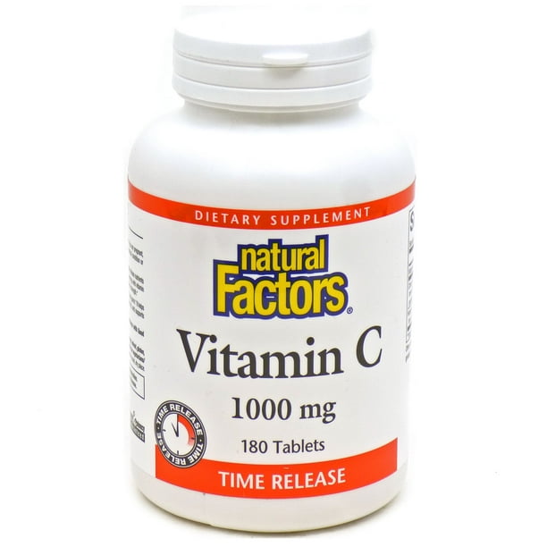 Natural Factors Natural Factors Vitamin C, 180 ea