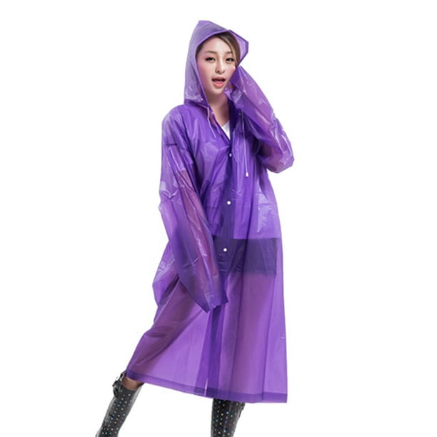 Naiovety Chubasquero impermeable de emergencia para hombre y mujer, 1 unidad, portátil, reutilizable, refugio para senderismo, acampada al aire libre, Escalada púrpura Naiovety HW3933-03B