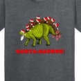 thumbnail image 4 of Inktastic Santa-saurus Christmas Dinosaur Youth T-Shirt, 4 of 5