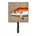 thumbnail image 1 of Red Fish Leash Holder Or Key Hook, 1 of 1