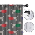 thumbnail image 4 of Blackout Kids Curtains,Dachshund Footprint Childrens Insulated Curtains Set Of 2,Bedroom Essentials,Toddler Room Decor 42x54in(106x137cm), 4 of 4
