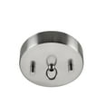 thumbnail image 2 of Aspen Creative 21517-31 Contemporary Fixture Canopy Kit, 4-3/4" Diameter with Loop, 7/16" Center Hole, Brushed Nickel, 1 Sets/Pack, 2 of 5