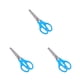 thumbnail image 5 of Matsuzay Children's Round Design Art Supplies Multi-functional Daily Scissors Use Paper Handmade Student Shear for Photo Diary Type1 NO1, 5 of 6