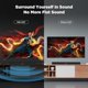 thumbnail image 4 of Barra de sonido Assistrust, barra de sonido de 60 W para Smart TV, barra de sonido Bluetooth 5.0, cableada e inalámbrica con modo de aumento de volumen y ecualizador, conexión ARC/óptica/AUX, 2 en 1 d, 4 of 5