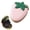 Pink, variant on Cute Strawberry Shaped Coin Purse for Women,PU Leather Small Change Wallet with Zipper, Portable Organ Style Card Key Purse, Cute Style Purse Gift,Red