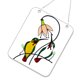 thumbnail image 4 of Matsuzay Atrapasoles para ventana con forma de ave, colgante acrílico teñido para accesorios de decoración del hogar Decoración del hogar 2 pájaros verdes Matsuzay HA005578-02, 4 of 6
