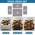 thumbnail image 6 of Xixirimido Pumpkins Autumn Maple Leaf Printed Recliner Slipcover Stretch Reclining Chair Covers 4 Pieces Non Slip Recliner Sofa Slipcovers with Pocket Lazy Boy Chair Cover for Pet Kid, 6 of 8