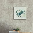 thumbnail image 3 of Epic Graffiti 'Indigo Sea Life II' by Silvia Vassileva, Canvas Wall Art, 18"x18", 3 of 8