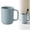Blue*2, variant on Lshylf 400ml Plastic Mouthwash Cup With Handle Reusable PP Tumbler For Bathroom Home Use,White,3.94*3.15 in