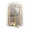 Midwest 32" High Wood Gate, Wire Mesh, Expands 29"-50" Wide