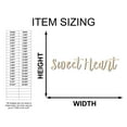 thumbnail image 5 of Sweet Heart Sign Unfinished Wood Cutout Home Decor DIY Option 2- 24" Wide / 1/8", 5 of 6