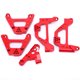 thumbnail image 3 of Soporte de amortiguador delantero y trasero de aleación de aluminio, apto para coche SCX10 III 1:10 RC, Rojo, 3 of 10
