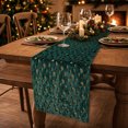 thumbnail image 5 of Fmbmuo Christmas Table Runner , Snowflake Decorations , Indoor Outdoor For Xmas Holiday Dining Decor, 5 of 7