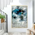 thumbnail image 5 of Large Handmade Gold Abstract Oil Painting On Canvas Wall Art Hotel Home Decoration Modern Living Room Bedroom Textured Artworks, 5 of 9
