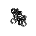 thumbnail image 1 of Guardoinrt 10pcs Camping Tent Rope Cord Guyline Runners Ring Anti Slip Fastener Black, 1 of 1