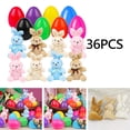 thumbnail image 1 of Pascua huevo y felpa Juego de juguetes Bunny Decoración de Pascua Decoración decorativa Diseño de la escena del regalo ideal Favores de la fiesta de l 36 set, 1 of 9