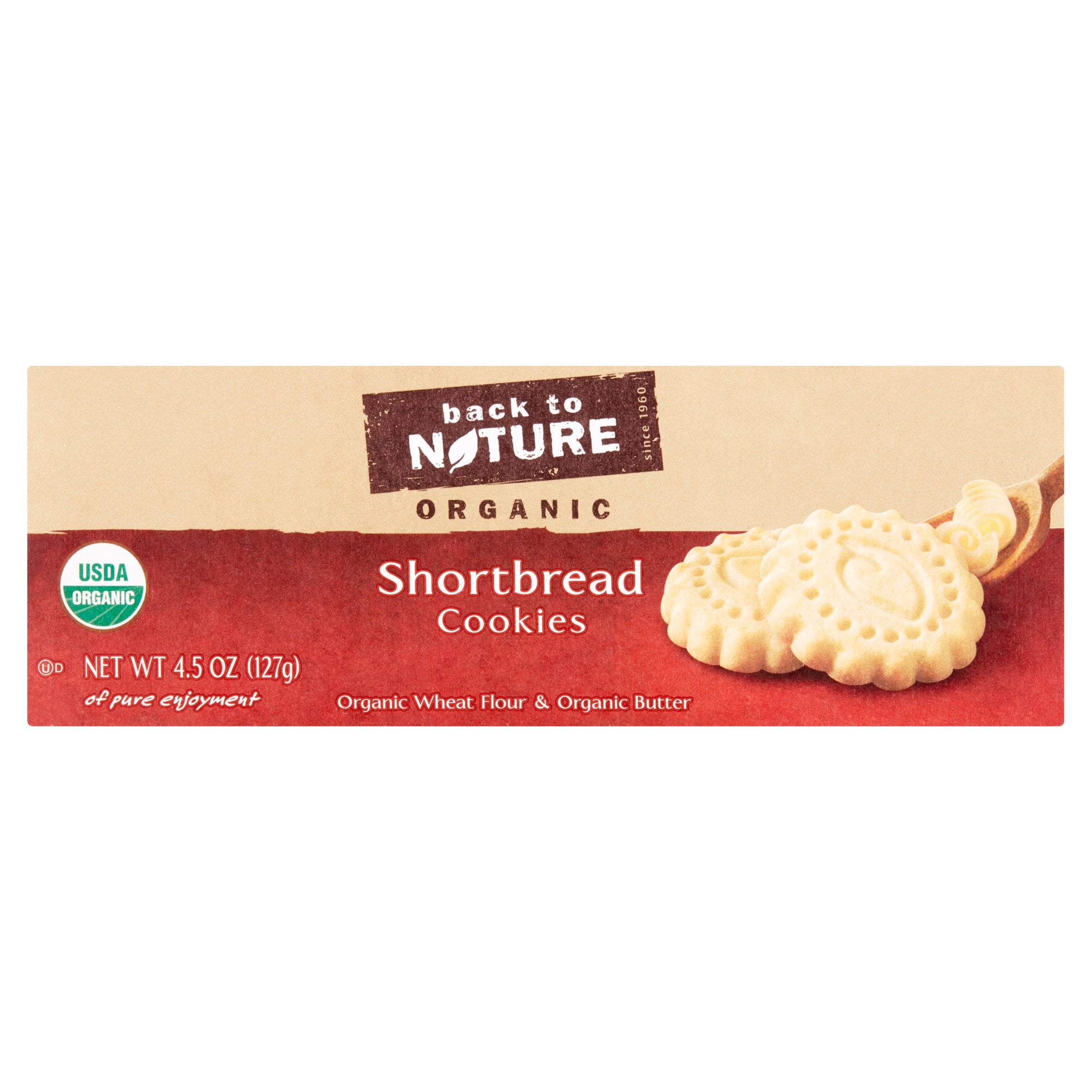 Back to Nature Organic Shortbread Cookies, 4.5 oz by Back to Nature Foods Co., LLC