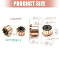 thumbnail image 5 of Copper Direct Current Motor Commutator for Vehicles Robotics and Home Appliances, 5 of 8
