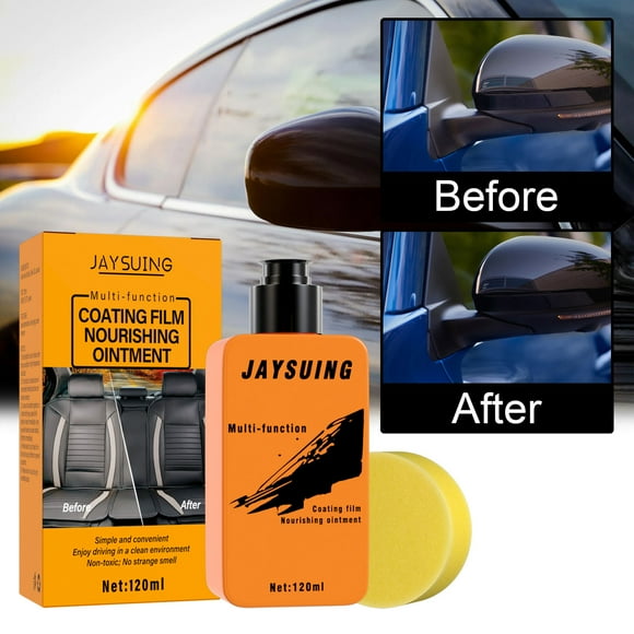 Xihbxyly Spray de Recubrimiento Cerámico, Pulimento de Alto Rendimiento para Coches, Tecnología Hidrofóbica de 9 H, Acabado Brillante No Graso, Uso Versátil En Metal, Plástico y Cuero, Set de 120 Ml,