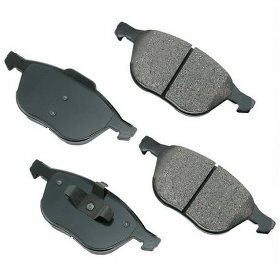 Akebono Pro-ACT ACT1044: Ceramic Brake Pads Front, 4 Piece