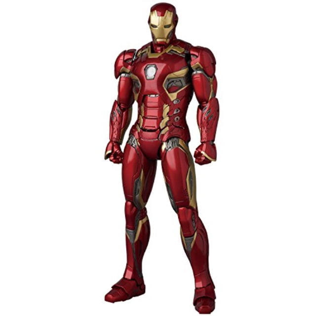 Medicom Mafex Iron Man Mark45 Avengers Age Of Ultron Abs Atbc Pvc Painted Figure Walmart Com Walmart Com