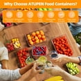 thumbnail image 2 of ATUPEN 50 Pcs Food Storage Containers with Lids, Meal Prep Plastic Container Pantry & Kitchen Organization(24 Containers + 24 Lids), 2 of 7
