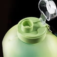 thumbnail image 2 of Botella Gran Capacidad Color Degradado Marcador Tiempo Diseñado () Verde, 2 of 9