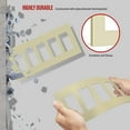 thumbnail image 5 of ENERLITES Screwless Decorator Wall Plate Child Safe Outlet Cover, Size 5-Gang 4.68" H x 10.14" L, Unbreakable Polycarbonate Thermoplastic, SI8835-I, Glossy, Ivory, 5 of 5