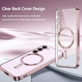 thumbnail image 3 of Magnetic Case Designed for Samsung Galaxy S24 5G - Compatible with MagSafe Charging & Accessories - Rose Gold, 3 of 5