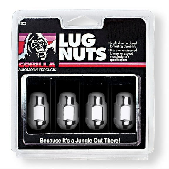 GORILLA 4 Lugnuts Acorn Bulge 7/16